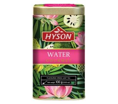 Zelený aromatizovaný čaj Hyson Water – 100 g - poškozená dóza