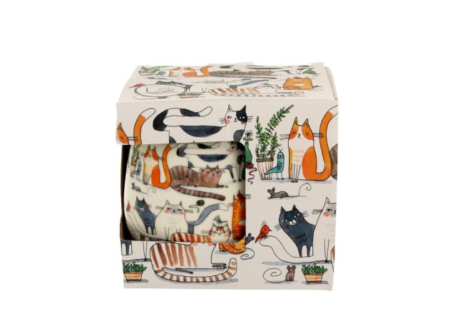 Hrnek na bylinky LÍNÉ KOČKY 400 ml