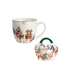 Hrnek Vánoční vesnice 400 ml