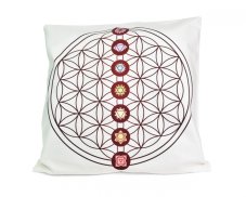 Povlak na polštář Bílý květ života