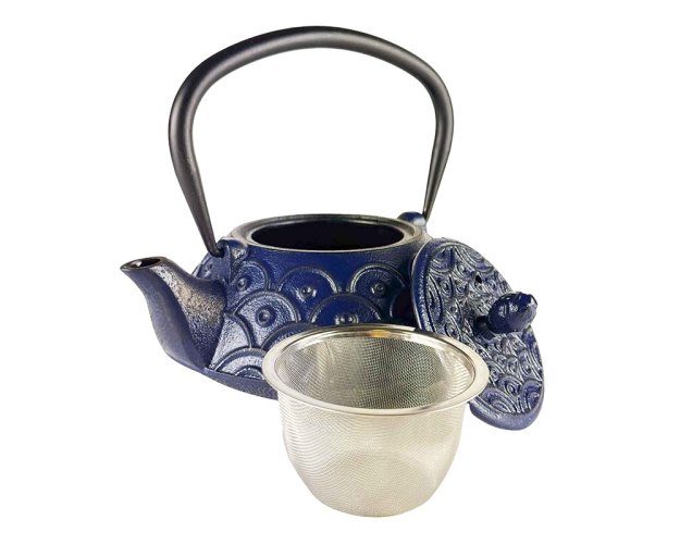 Litinová konvice Seiran modrá 900 ml - II. jakost