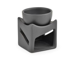 Aromalampa černá, čtvercová - Jin Jang