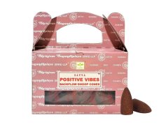 Vonné jehlánky "tekoucí dým" Satya Positive Vibes 24 ks