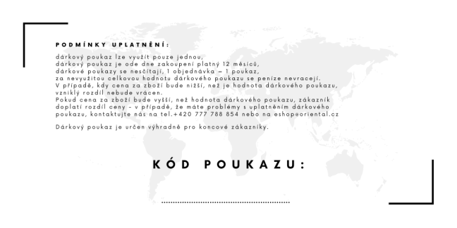 Dárkový poukaz - 1000 kč