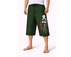 Kalhoty Nippon krátké, bavlna, zelená, trpělivost, vel. XL