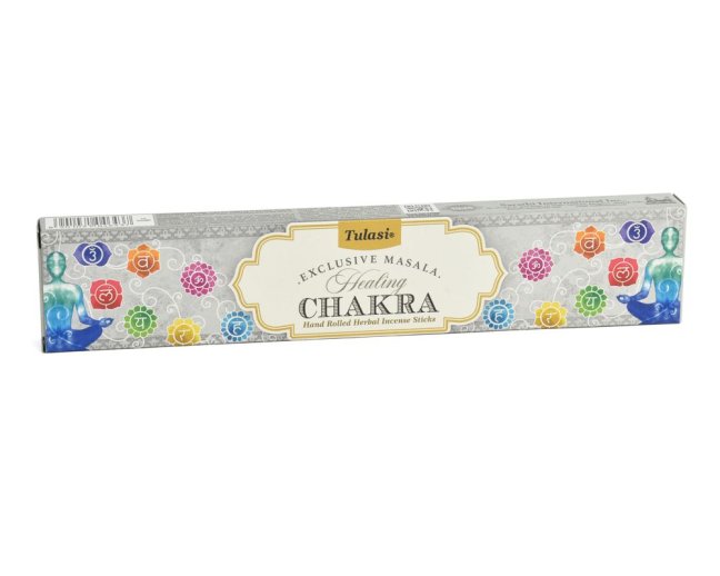 Indické vonné tyčinky Tulasi Masala 15 g Chakra Indické vonné tyčinky Tulasi Masala 15 g Chakra