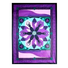 Přehoz Mandala - Kruh bohyně Měsíce 135 x 198 cm - II. jakost