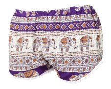 Kraťasy DAO, fialové, sloni