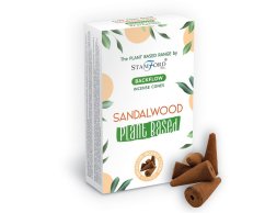 Rostlinné vonné jehlánky "tekoucí dým" Sandalwood 12 ks