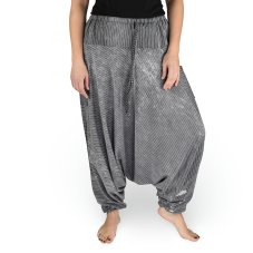 Harémové kalhoty aladin LISA 2.0, šedá,pruhy, batika
