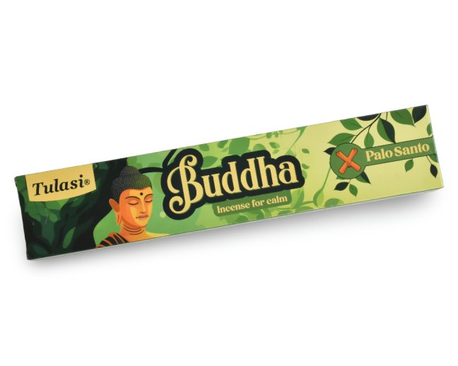 Indické vonné tyčinky Tulasi Buddha - Palo Santo 20 ks Indické vonné tyčinky Tulasi Buddha - Palo Santo 20 ks