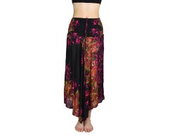 Sukně NAJWA, černá, paví pera