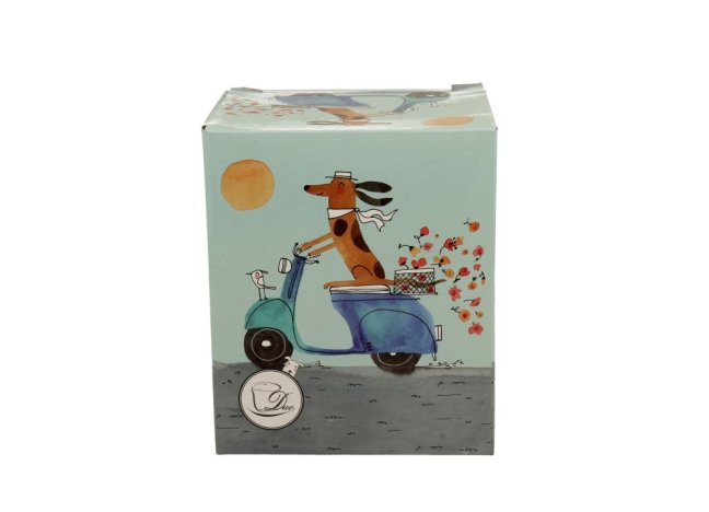 Hrnek na bylinky PES NA SKÚTRU 320 ml