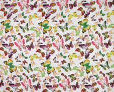 Sarong - Pareo BUTTERFLY, zeleno-žlutý