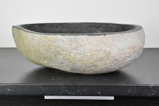 Umyvadlo říční kámen 45 x 33 cm, var. O