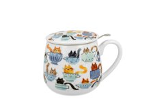 Hrnek na bylinky KOČKY V HRNKU 400 ml