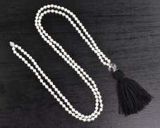 Asijský růženec - modrý korálek 4 mm