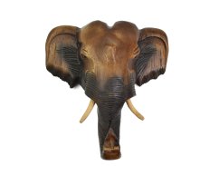Závěsná dekorace Sloní hlava 21 cm
