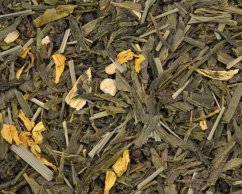Zelený aromatizovaný čaj Sencha Ženšen