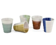 Set keramických kalíšků Japan Zen 5 ks II. jakost