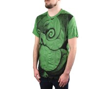 Tričko pánské krátký rukáv, SURE, Ganesh, zelená
