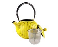 Litinová konvice Apsara žlutá 800 ml