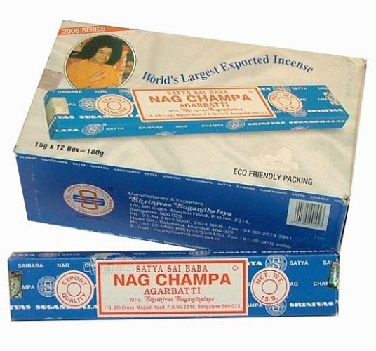 Indické vonné tyčinky Shrinivas Satya Nag champa 40 g