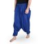 Harémové kalhoty aladin LIN, modrá