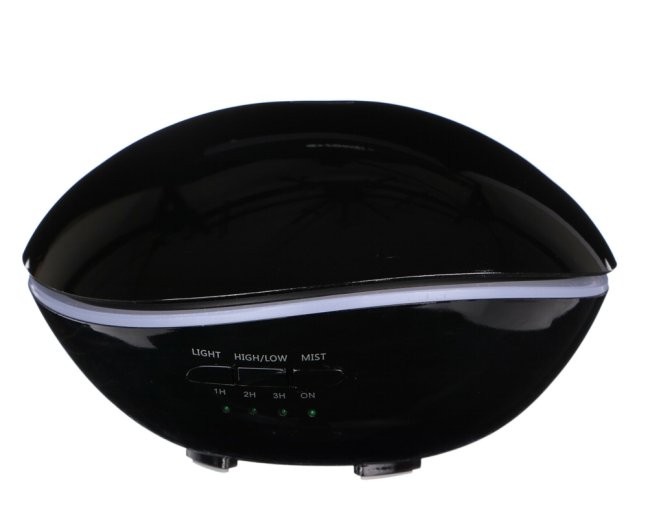 Aroma difuzér Stone černý lesk 500ml SIXTOL