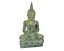 Dřevěná socha Buddha - Dhyana Mudra meditace lotos, zelenozlatá, 74 cm - II. jakost