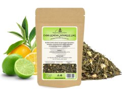 Zelený aromatizovaný čaj China Sencha Japanese Lime