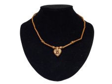 Korále keramika na krk J.A. blíženci v srdci