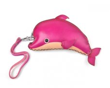 Psaníčko kůže Delfín růžový