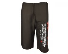 Kalhoty Nippon krátké, bavlna, hnědá, be good be happy