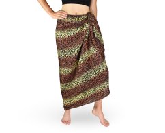 Sarong - Pareo REN, gepard, žluto - hnědá, II. jakost