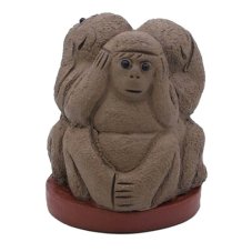 Čajový duch Tři opice 7 cm