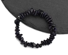 Náramek dětský sekaný Avanturín syn. modrý