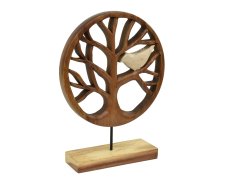 Dřevěná dekorace Strom života 34 cm