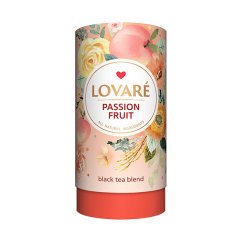 Černý aromatizovaný čaj Lovaré Passion Fruit - 80 g