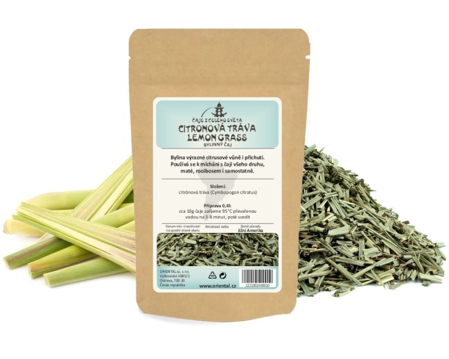 Bylinný čaj Citronová tráva (Lemon Grass) - Gramáž čaje: 50 g