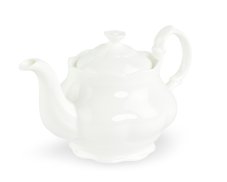Porcelánová konvice Victoria, bíla, viktoriánský styl, 400 ml