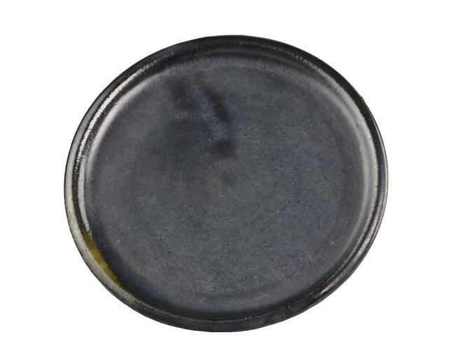 Keramický metalický podtácek pod kalabasu - tmavý