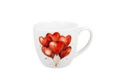 Hrnek Srdce balónky 400 ml - II. jakost