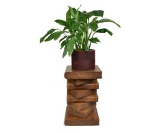 Dřevěný podstavec pod rostliny Dark Books 52 cm