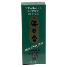 Japonské vonné tyčinky Morning Star Cedarwood 200 ks