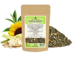 Zelený aromatizovaný čaj Sencha Ženšen