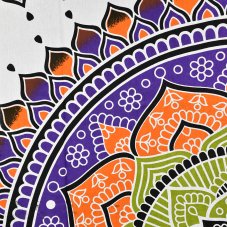 Přehoz Mandala - Lotos zelený 147 x 208 cm - II. jakost