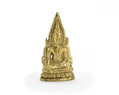 Figurka osvícený Buddha, mosaz, 4 cm
