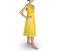 Šaty s háčkovaným živůtkem - Žluté