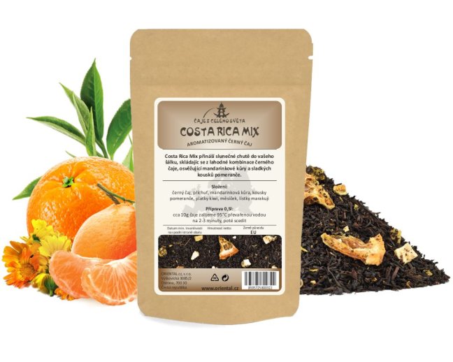 Černý aromatizovaný čaj Costa Rica Mix